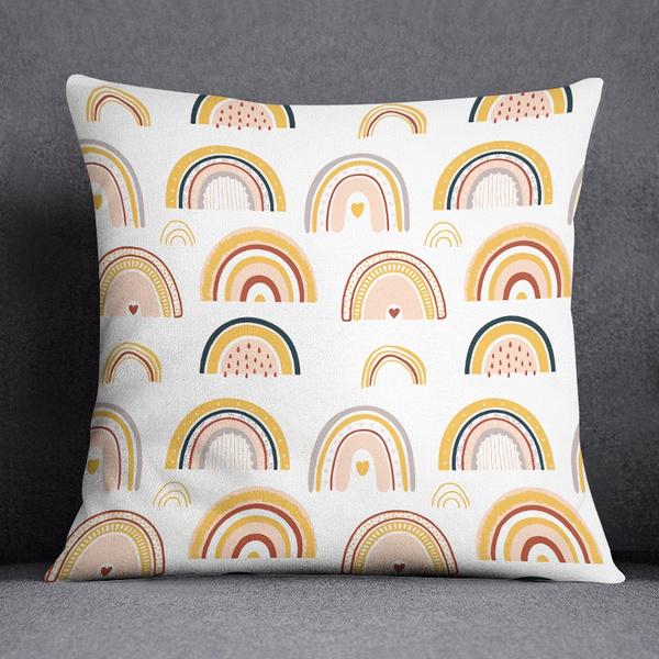 Square Decorative Pillowcase Abstract Pattern Living Room Sofa Cushion Waist Cushion Pillowcase Home Decoration 45cmx45cm