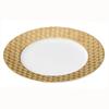 yamakaXODA POTTERY Auspicious Zipangu Dinner Set of Diameter x Gold and Mino Auspicious Plates, 2, 27.5cm 2.5cm Height, Silver, Ware, Charm, Gift,