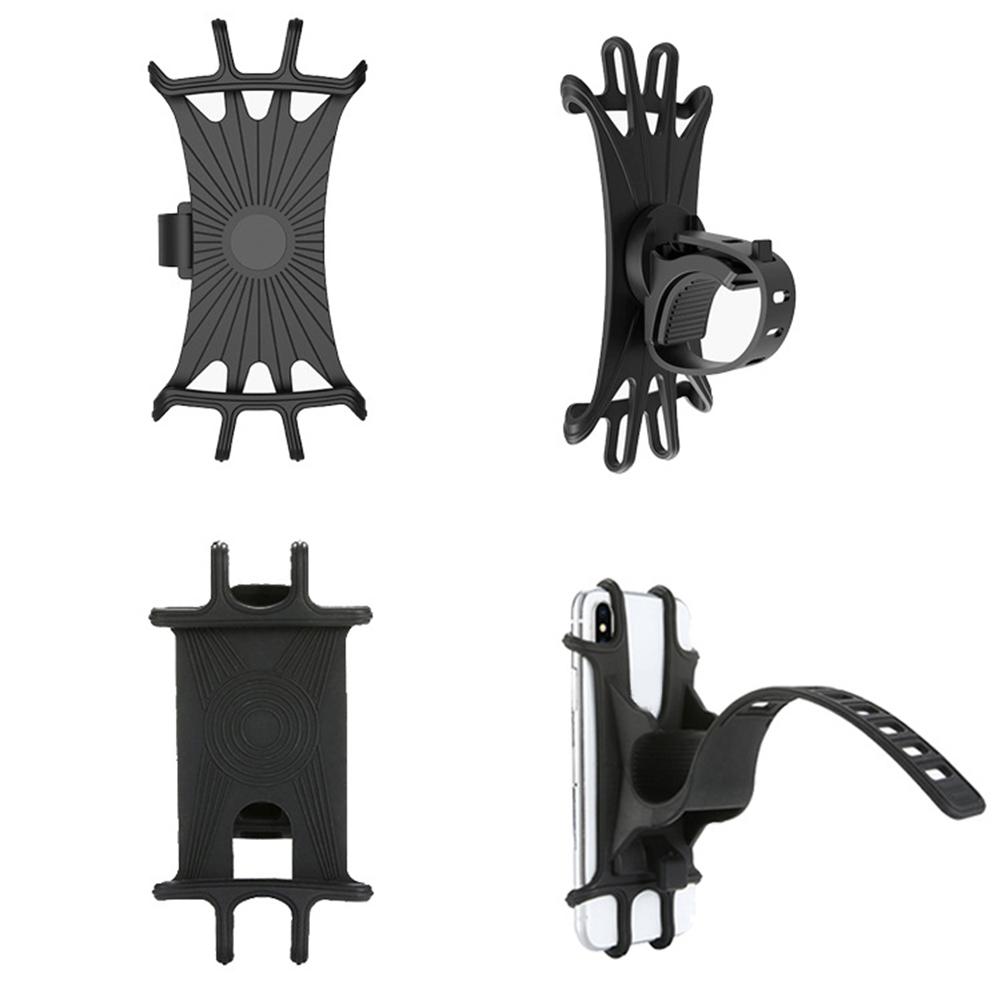Fahrrad Handyhalter 360° Sicht Universal Motorrad Fahrrad Handyhalter Silikon Stoßfest Halterung GPS Clip Handy Ständer