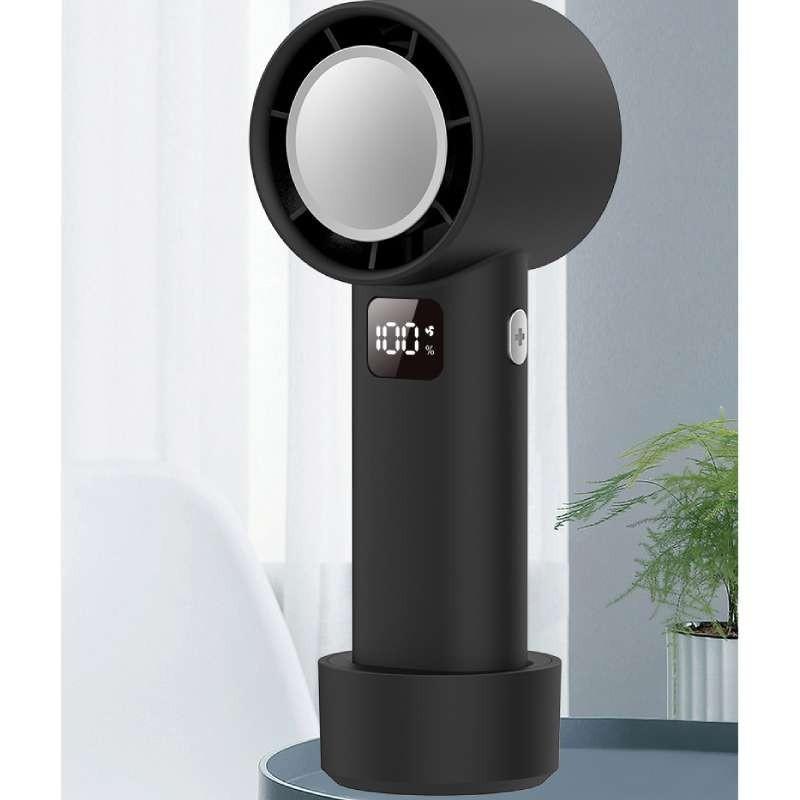 Small Usb Handheld Fan Adjustable Wind Speed High Power Long-lasting Battery Rechargeable Fan