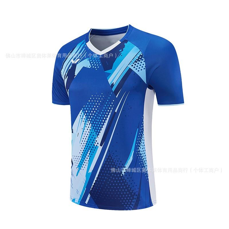 Men Women Kids Badminton Sport Set Quick Dry Short Sleeve Shirt Shorts Training Competition Outfit