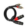 Universal 2RCA To 2XLR Female Balanced Audios Interconnects Cable For Amplifiers And Recording Devices