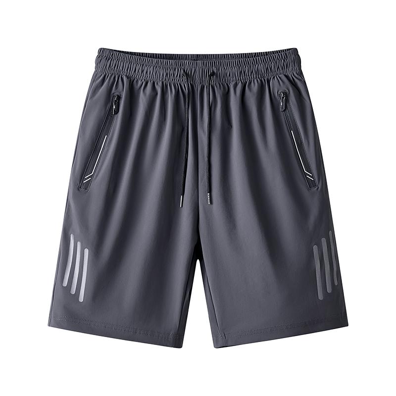 Summer Shorts Men's Ice Silk Sports Pants Quick Drying Beach Pants Plus Size Casual Pants