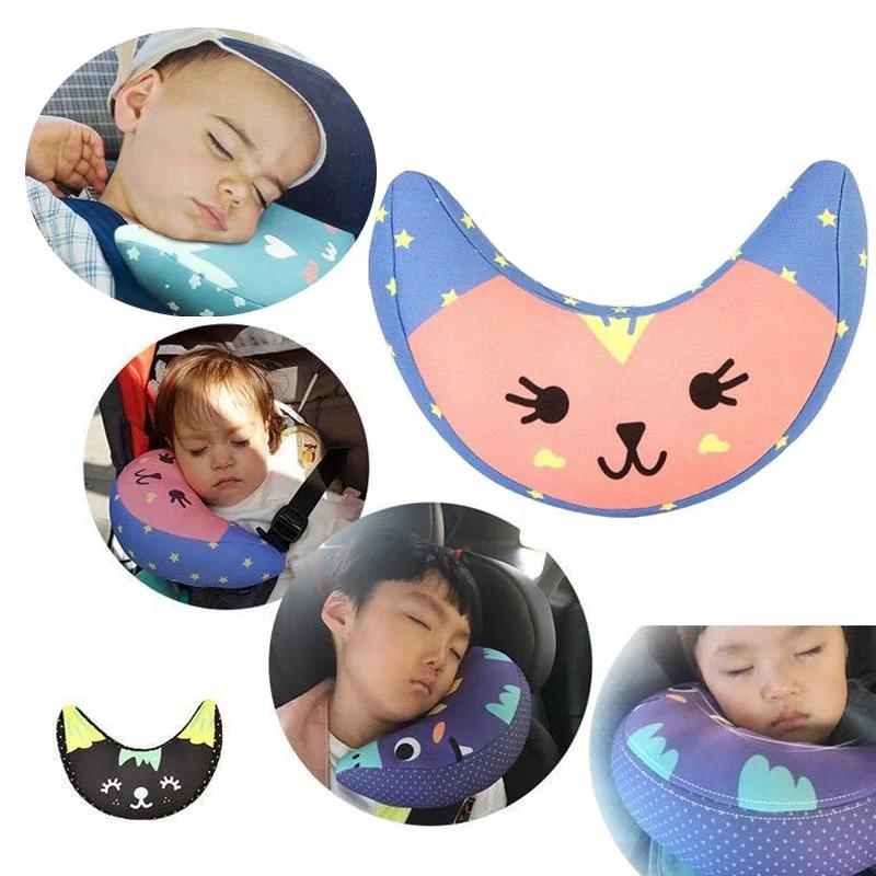 Baby Car Neck Pillow Safety Headrest Shoulder Support Pad Stroller Cushion Multi-Use Head Protection for Kids Children’s Travel