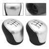 For Ford 5 6 Speed Manual Gear Shift Knob Replacement ABS Leather Black White