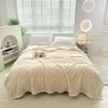 Winter Plush Fleece Blanket-Thick Bedspread,Warm All-Season Polyester Throw for Bed and Nap,Machine Washable-Without Pillowcase