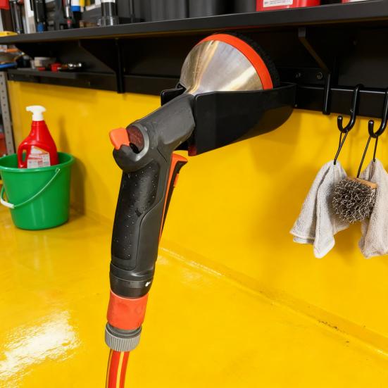 Wall Mount Garden Hose Nozzle Holder 3D Printed Universal Sprayer Bracket Outdoor Hose Hanger for Garden Yard Irrigation Patio