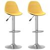Day and Night - Day and Night Kitchen Stools 2 Units Mustard Yellow Fabric