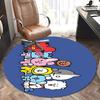BT21 Character,BT21 Merchandise Chair Mat Round Rug Office Carpet, Non Slip, Suitable for Living Rooms, Bedrooms Decor.1205491a