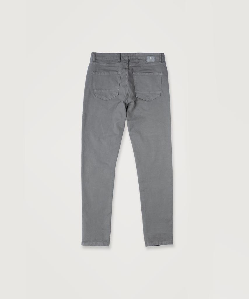 PANICALE Slim Fit Twill Chino Pants [Gray]