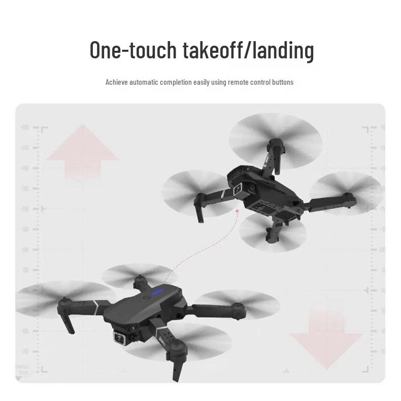 E88 Kids' Drone HD Camera Remote Control Aircraft – Durable Toy for Boys & Young Students