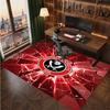 Sheffield United Football Print Crystal Velvet Rug, Comfortable Water Absorbent Non Slip Indoor Floor Carpet