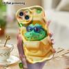 Phone Case: 2D flat design suitable for iPhone 18 17 16 15 14 13 Pro protective case, sunglasses little crocodile, perfect Christmas and Halloween hol