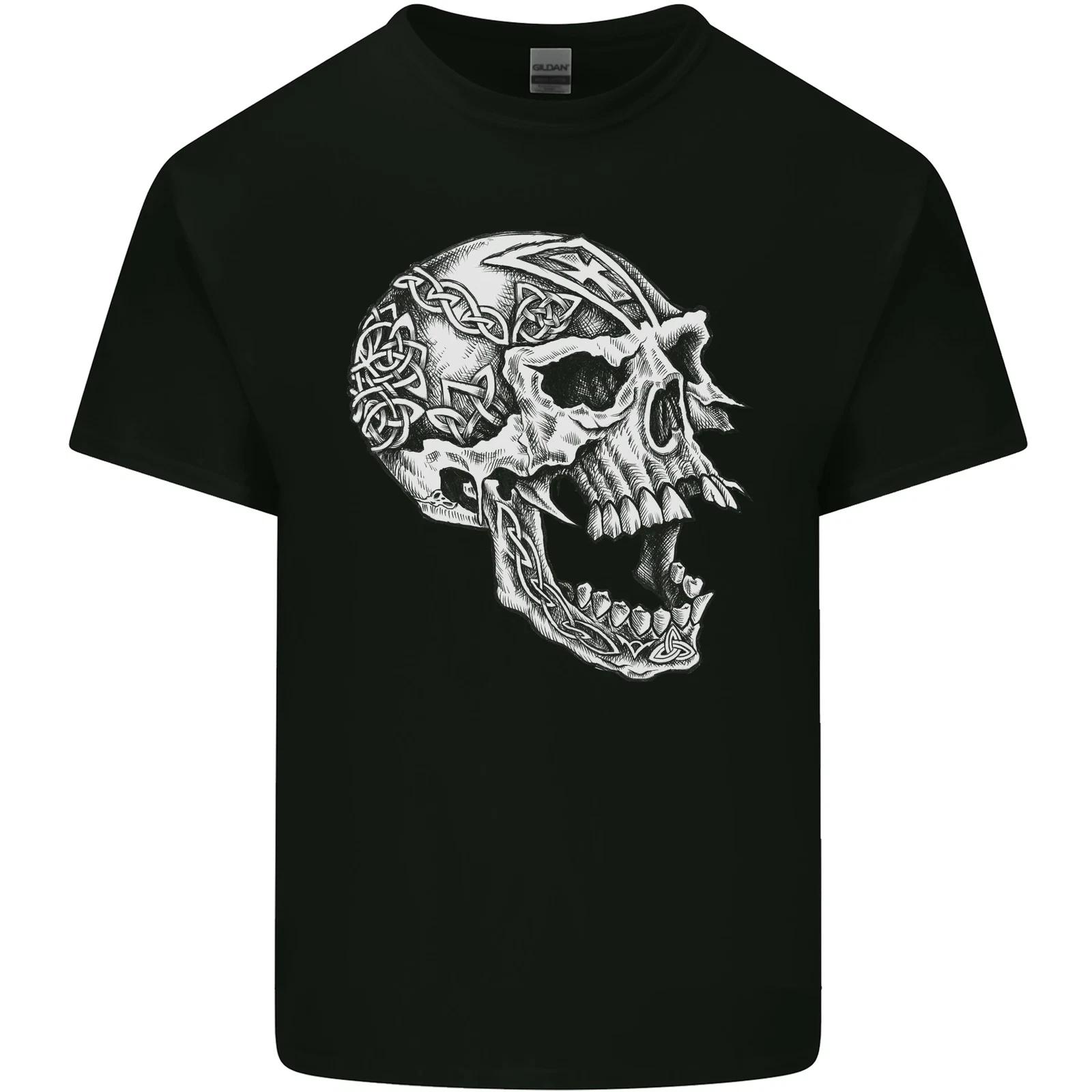 Two Roman Skulls Kids T-Shirt Childrens 2XL