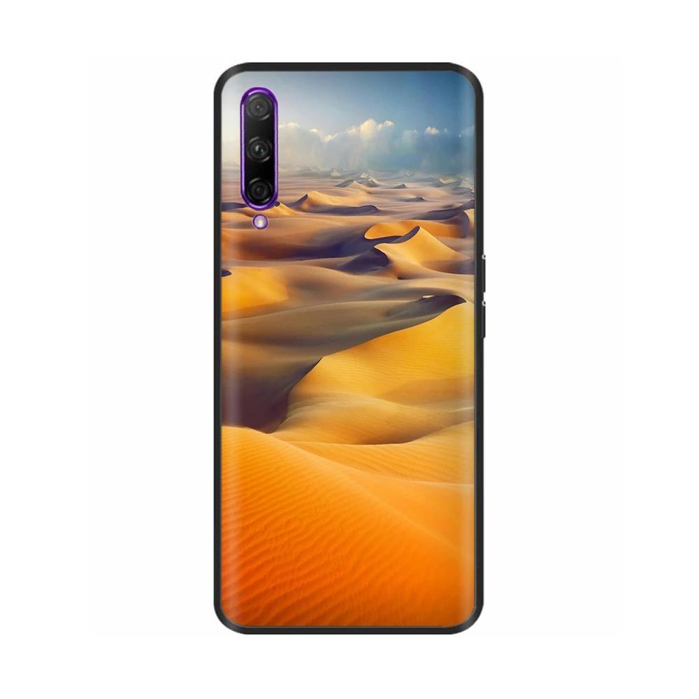 Black Silicone Case For Huawei P Smart Pro Case Cute Soft Cover for Huawei P Smart Pro Fundas PSmart Pro Protective Shell Capas