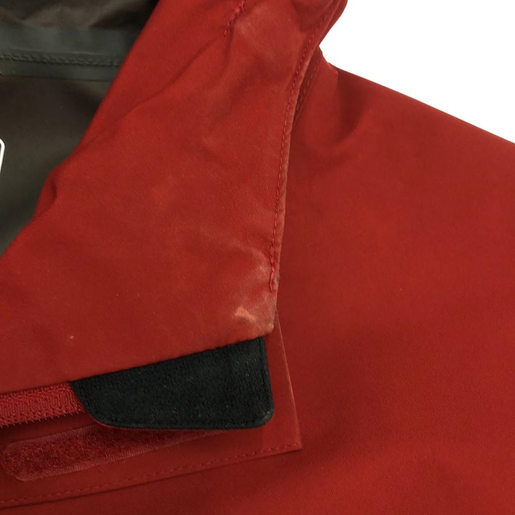 The North Face Logo Print Cloud Jacket M Red Gore-Tex NP12012Z Outdoor Men's Used