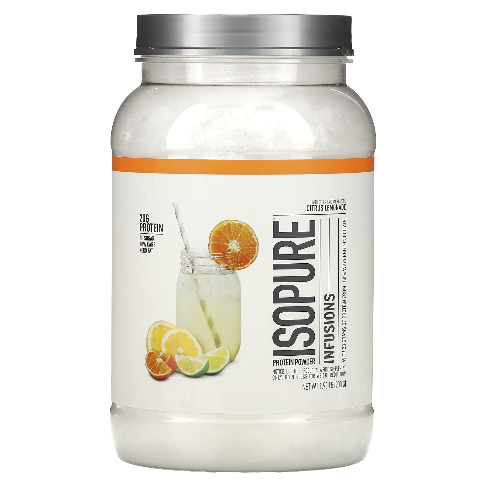 

Infusions Protein Powder, Citrus Lemonade, 900G (1.98Lb)
