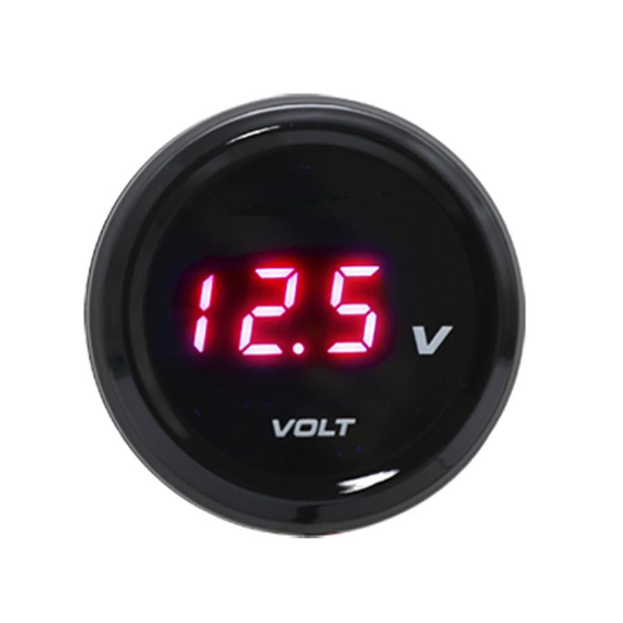 

Universal Motorcycle Mini Red LED Digital Voltmeter Voltage Meter Instruments Guage With Bracket For Yamaha MT09 MT 09 MT-09 MT07 MT 07