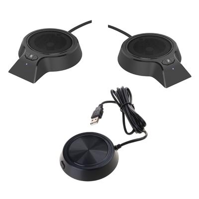 USB Conference Microphone Omnidirectional PC Computer Condenser Mic for Meeting/Class Plug & for Play Sound