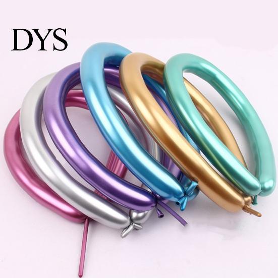Dog Balloon Twisting Set 100Pcs DIY Long Balloons Rainbow Animal Modeling Latex Christmas Thickening Assorted Color Kit