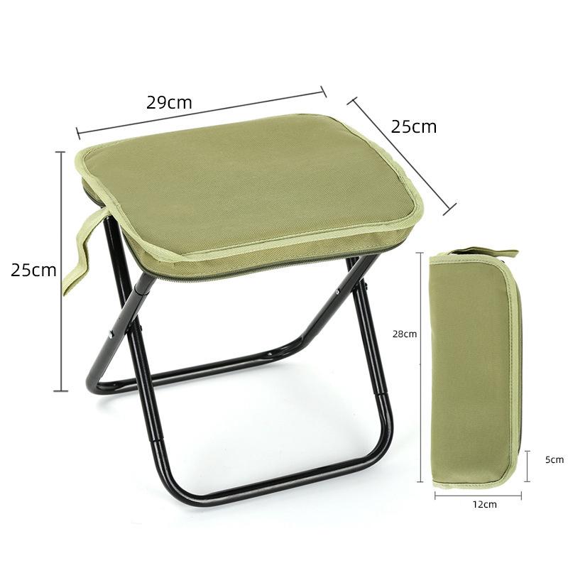 Folding Chair Stool Portable Lightweight Folding Chair Portable Backpack Folding Stool for Outdoor Camping Picnic Sit Pad