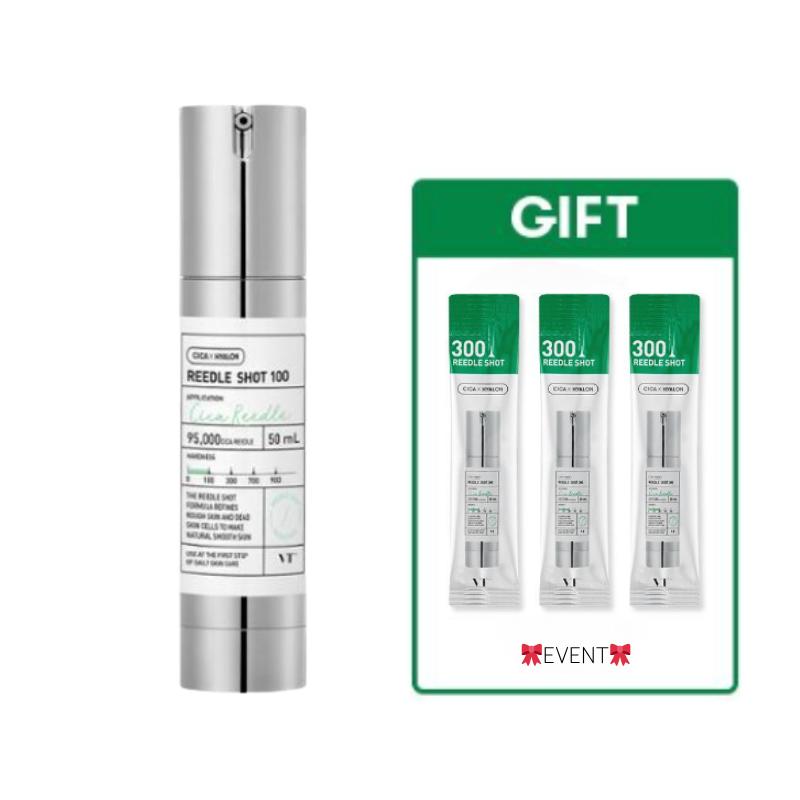 

VT COSMETICS Reedle Shot 100 Essence 50ml (+ Reedle Shot 300 1ml × 3ea Set)