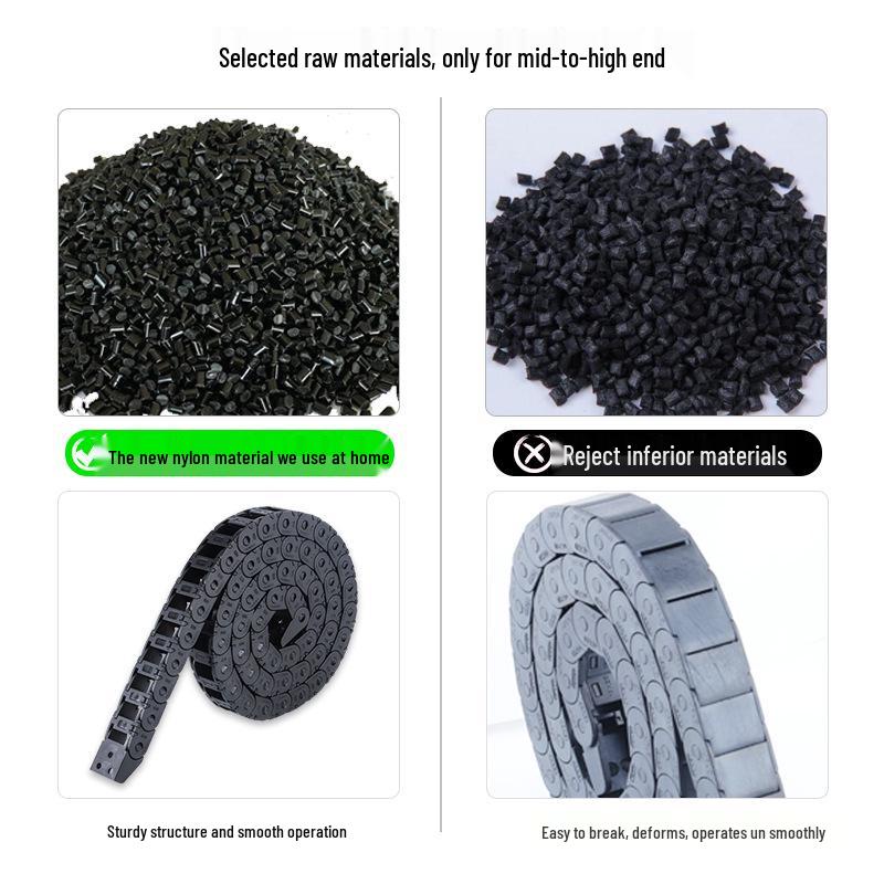 Silent Dustproof Nylon Cable Raceway Bridge for 3D Printing