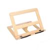 Adjustable Wood Bookends Stand Sturdy Reading Stand Laptop Stand Foldable Book Holder  Home Bedroom