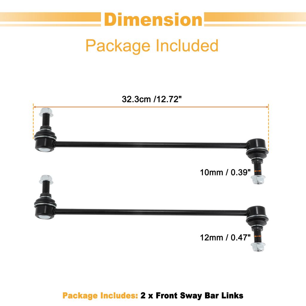 UXCELL Front Stabilizer Sway Bar Link for Buick Enclave for GMC Acadia K750155/K200876