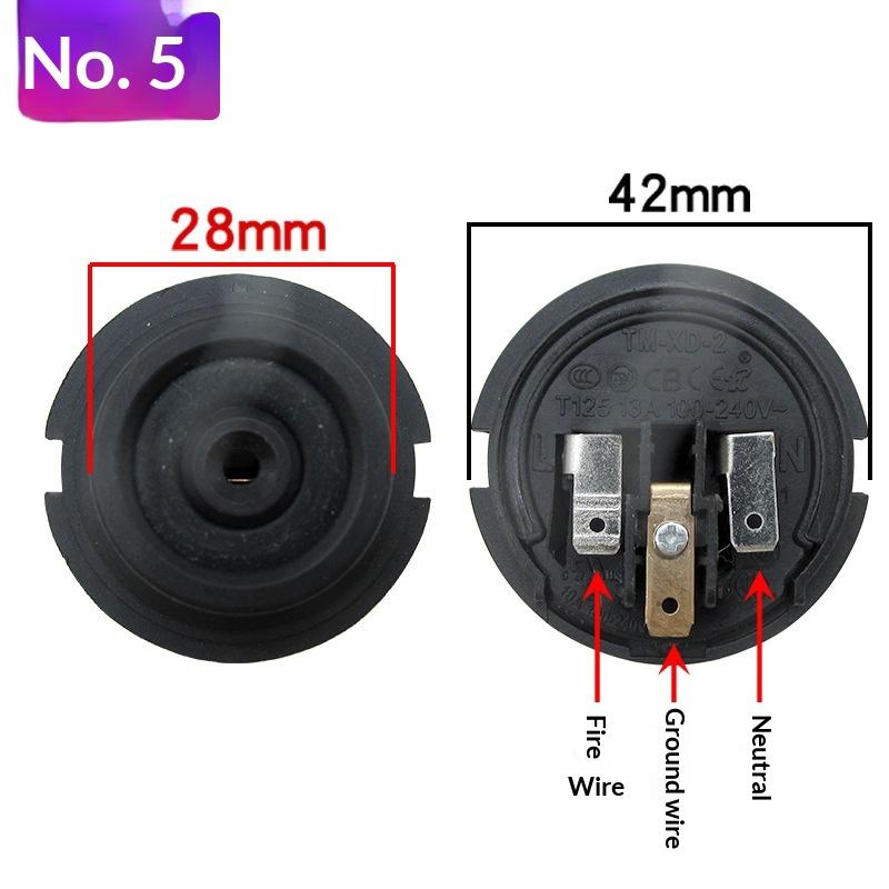 

New! 2pcs Electric Kettle Thermostat Coupler Connector Switch For Base Replacement Stable Electrical Contact And Heat Control