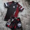 2026 Bestselling Hardcore Combat Abrasion Protective Suit Breathable and Quick-Drying Short-Sleeve + Shorts Two-Piece Set Unisex