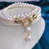 Zhuji Freshwater Pearl Necklace - White, Versatile Fashion Jewelry with Exquisite Luster for Women.