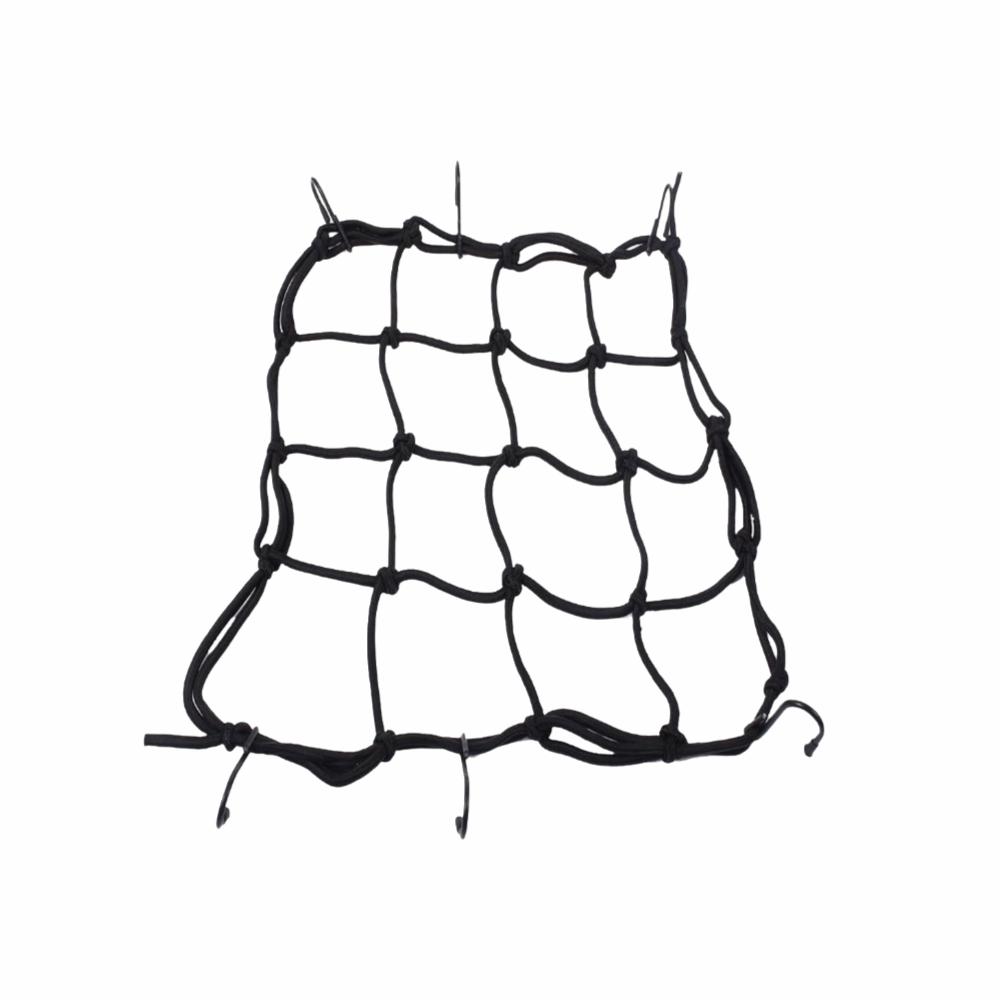 2pcs High Elastic Rubber Bungee Cargo Net 30x30cm Size Helmet Mesh Net For Luggage