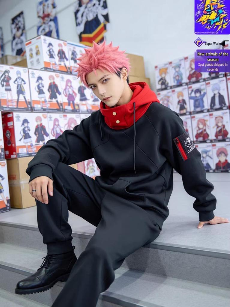 Jujutsu Kaisen Itadori Yuji Halloween Cosplay Hoodie Sweatshirt