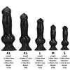Realistic Black Silicone Dildo Anal Plug - Female Masturbation Toy with Lifelike Texture & Body-safe Material