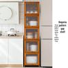 Beying Modern Aluminum Storage Cabinet with Door