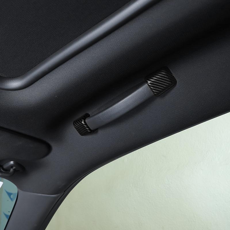  ABS Dach Griff Dekoration Abdeckung Aufkleber Fit Für Dodge Challenger 2010 Up Auto Ornament Innen Zubehör