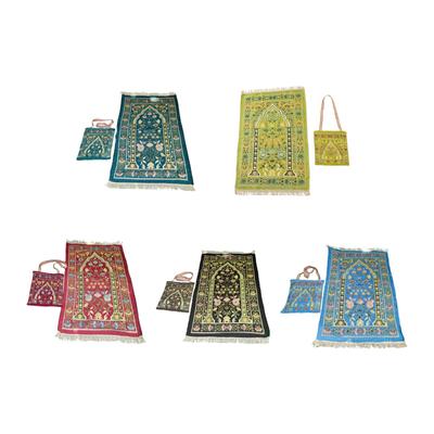 Prayer Rug with Carrying Bag Carpet Elegant Area Rugs for Travel Office