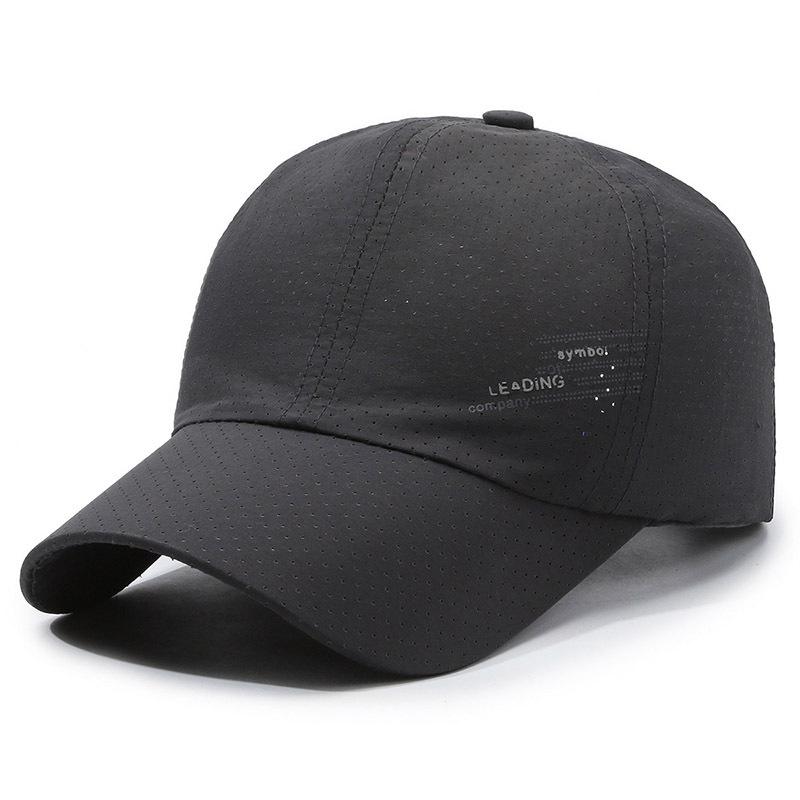Unisex Sun Protection Quick-Dry Perforated Baseball Cap for Large Heads - Versatile Outdoor Sports Hat