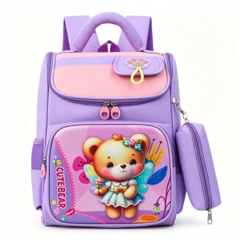 Kids 3D Hardshell School Backpack With Cartoon Design - Lightweight Ergonomic Bag Elementary Students