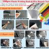 Upgraded 220W Plastic Welder Kit, 2-in-1 Repair Tool with Hot Stapler and Rods for Car Bumper Fix