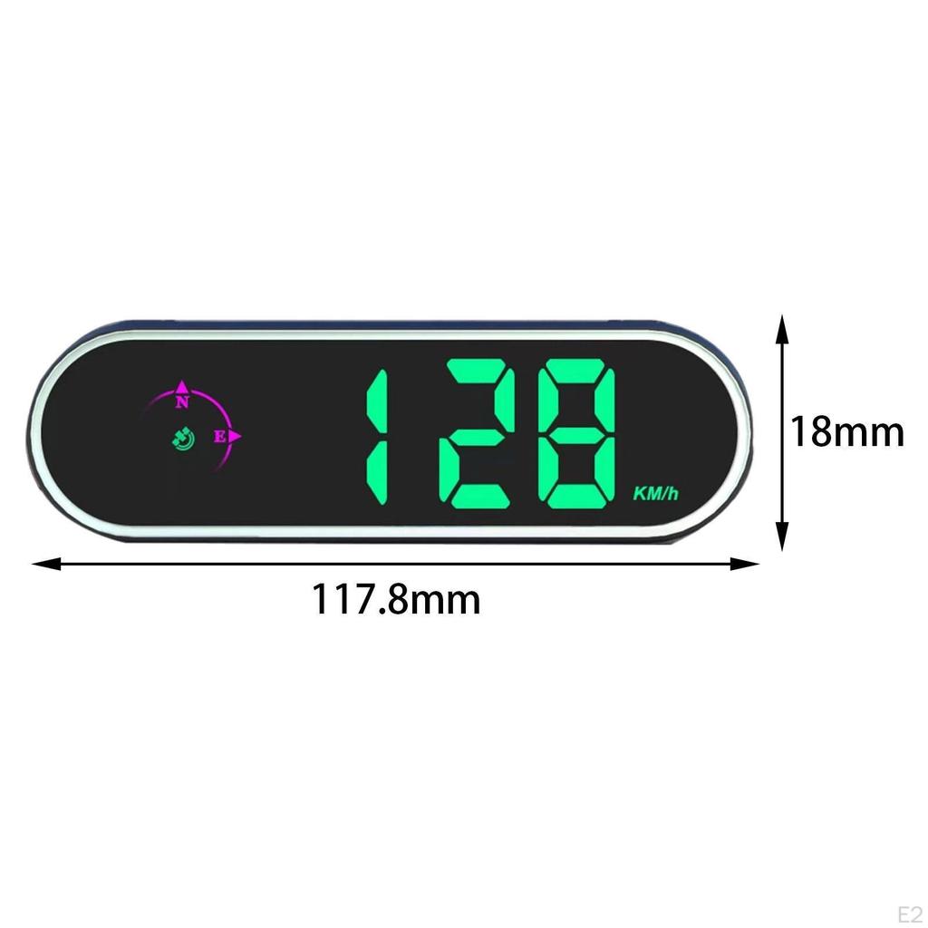 Digital Speedometers Accessories with Light Professional Large Screen Easy Installation Real Time