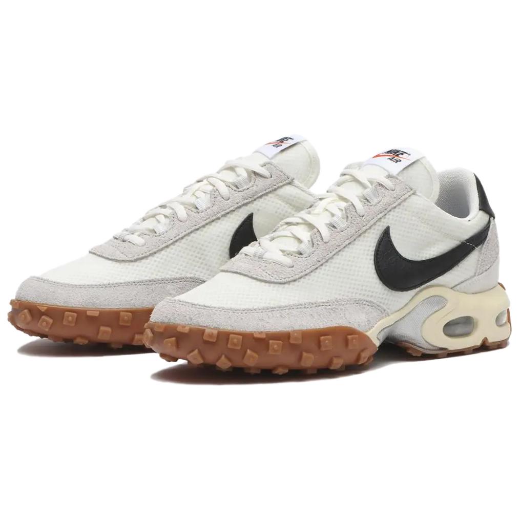 Nike Air Max Waffle Racer SP Sail Black Gum Unisex Sneakers Cream Gum-Medium-Brown IB3656-100
