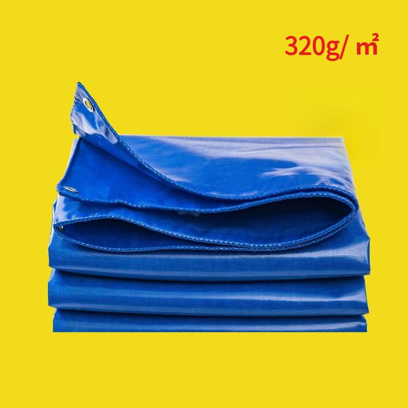Thickened Knife Scraping Cloth Canvas Tarpaulin Waterproof Rainproof Cloth Truck Canopy Cloths Wear-resistant Oilcloth Outdoor Thickened Cover Cloths 1x1m синий