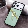 Mint Green The Frog Mushroom Phone Case for iPhone 17 16 15 Pro Max Air 14 13 12 11 Plus Shockproof Capa Cover