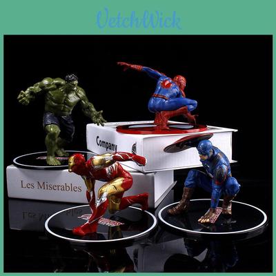 Wysokiej jakości model postaci Avengers Spider Hulk Kapitan Ameryka Iron Man Dekoracja Dla Fanów