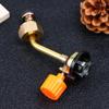 Camping Gas Butan Zylinder Tank Nachfülladapter Outdoor Zylinder Fülladapter Ventilanschluss Zubehör Campingausrüstung