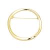 Elegant Geometric Ring Brooch: Japanese & Korean Style Cardigan Pin for Sweater & Suit Decoration
