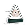 Porta Spirale Antizanzare Antiscottatura con Vassoio Creativo in Ferro Battuto a Forma Triangolare Porta Incenso Repellente per Zanzare Strumento Decorativo per la Casa