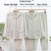 Dingdang Guifei Two-Piece Women's Pajama Set - Autumn/Winter Long Sleeve Turn-Down Collar, Comfy Stylish Homewear.